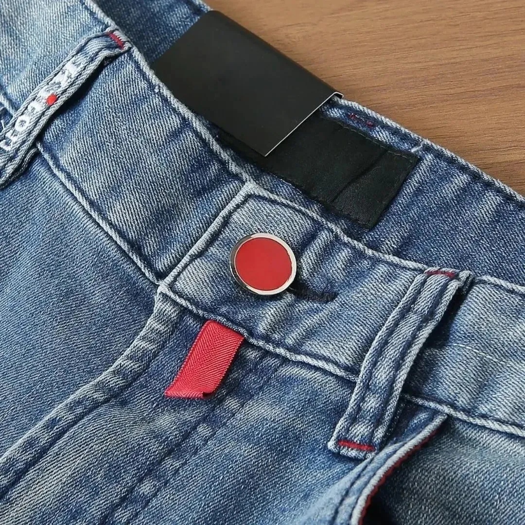 بنطلون جينز من قماش الدنيم المغسول بوزن 13oz من Kiten