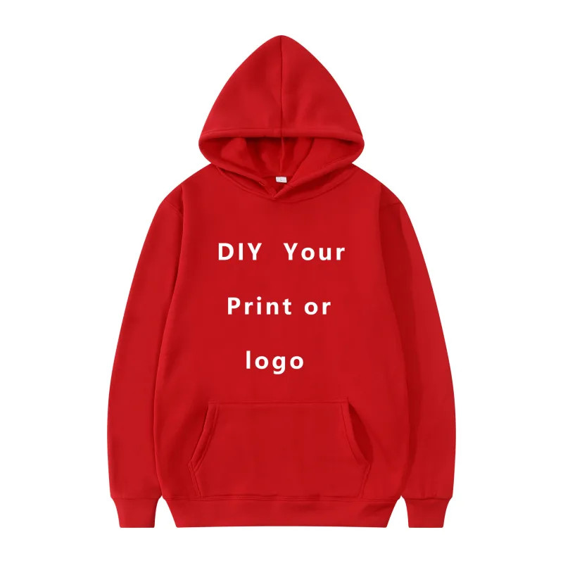 Sweat-shirt à capuche pour hommes et femmes, avec votre propre Design, Logo/image de marque, personnalisé partout, bricolage, décontracté, à la mode, nouveau — image 16