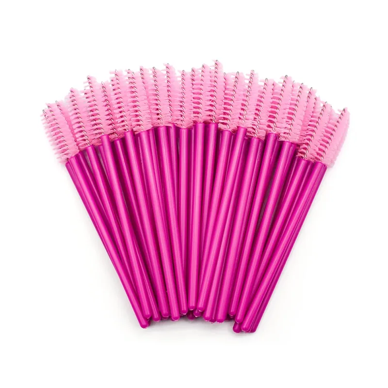 50ชิ้นทิ้งแปรงขนตาขยายกุหลาบสีแดงคิ้วแปรงมาสคาร่าไม้กายสิทธิ์ตาขนตาชุดเครื่องมือเครื่องสำอางแต่งหน้าความงาม — image 8