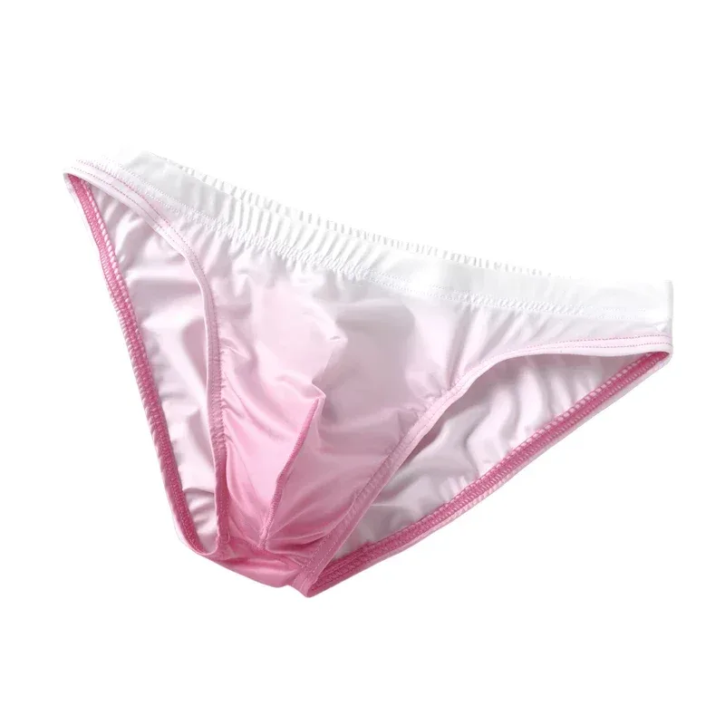 Seluar Dalam Lelaki Sutera Ais Seluar Dalam Dengan Poket Warna Kecerunan Bernafas Bikini Seksi Selipar Pinggang Rendah Lelaki Seluar Dalam Mengangkat Punggung Cuecas