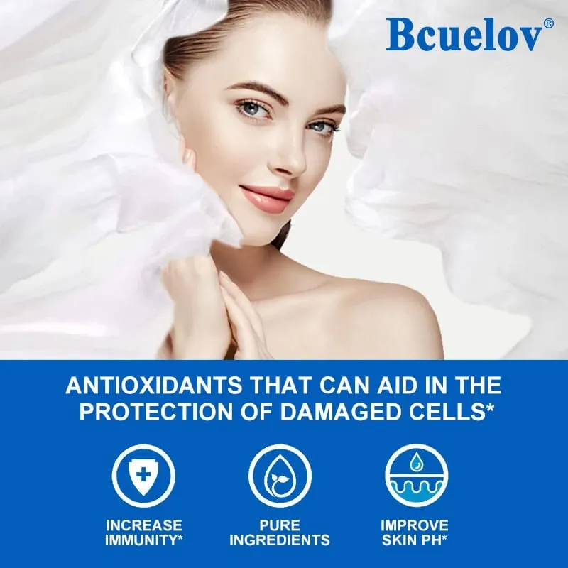 Bcuelov Vitamin E Softgels Antioxidant Supplements Easily Absorbed - Supports Skin Heart & Immune Health Capsules Non-GMO — image 2