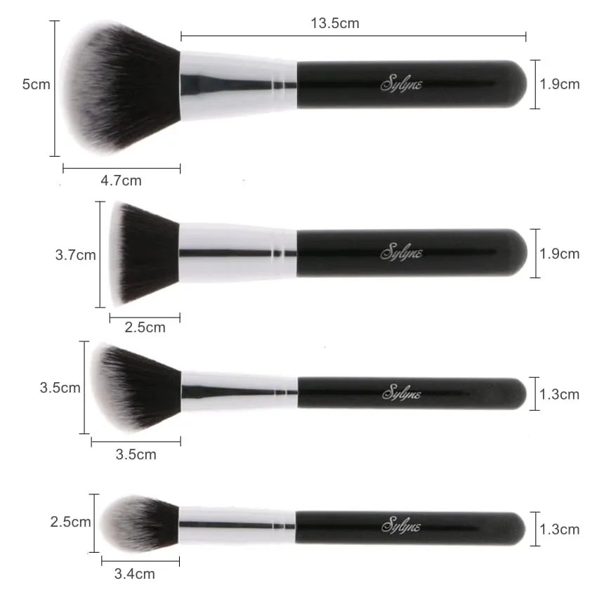 Pincéis de maquiagem profissional, pó, base, iluminador, sobrancelha, sombra, kit de ferramentas — image 3
