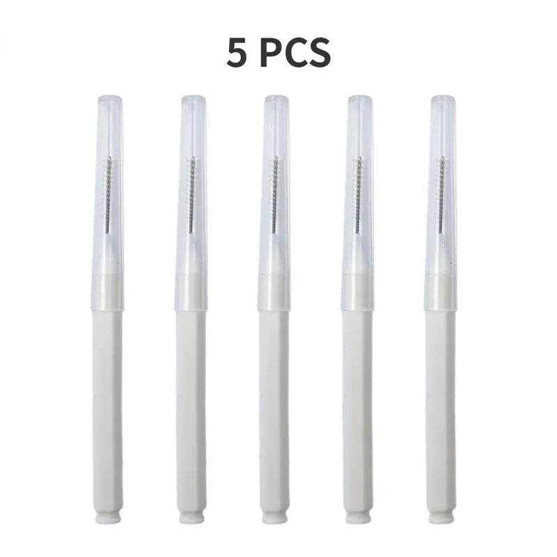 5/10/50PCS 미니 눈썹 브러쉬 눈썹 파마 브러쉬 일회용 눈썹 리프팅 브러쉬 구부릴 수있는 마이크로 속눈썹 브러쉬 애플리케이터 도구 — image 16