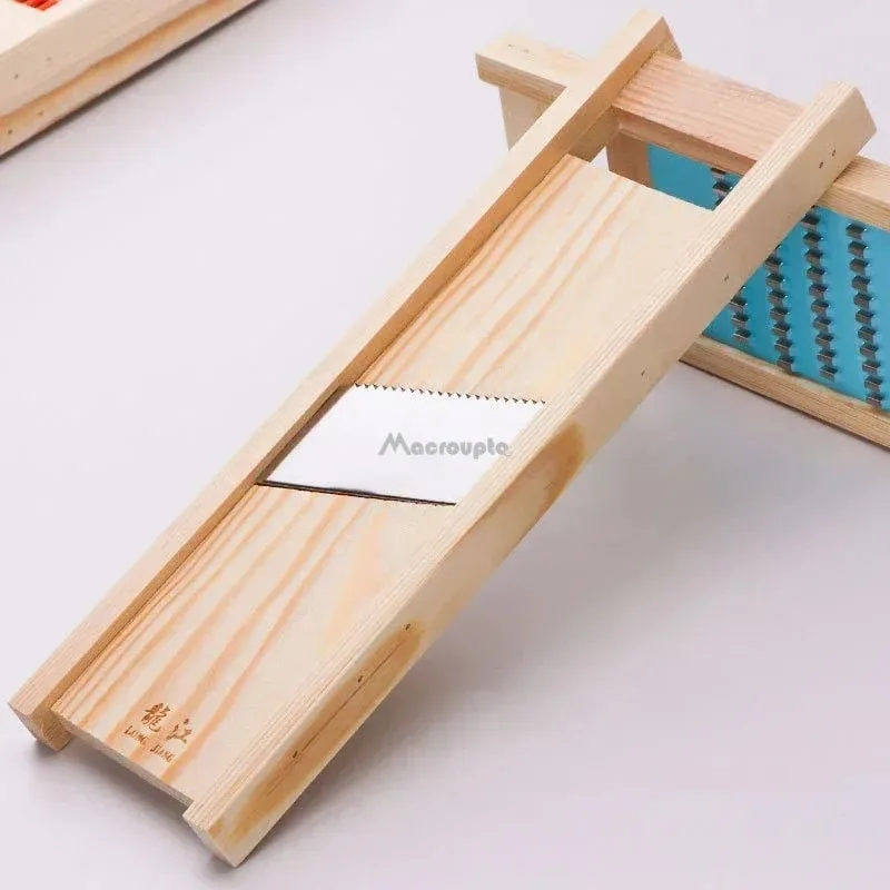 Vegetables Cutter Stainless Steel Blade Manual Chopper Potato Cucumber Carrot Slicer Grater Corrugated Slicer Kitchen Gadgets — image 5