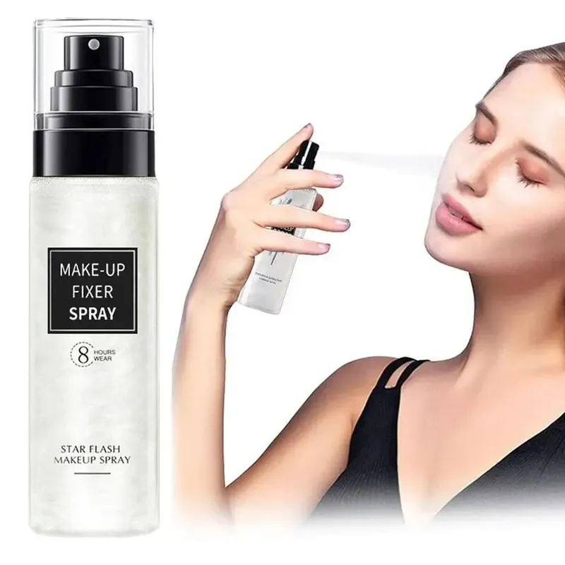 Profesjonalny spray utrwalający makijaż Szybkoschnąca mgiełka wykończeniowa do podkładu do twarzy Długotrwały utrwalacz w sprayu zapobiegający opadaniu Beauty Makeup — image 3
