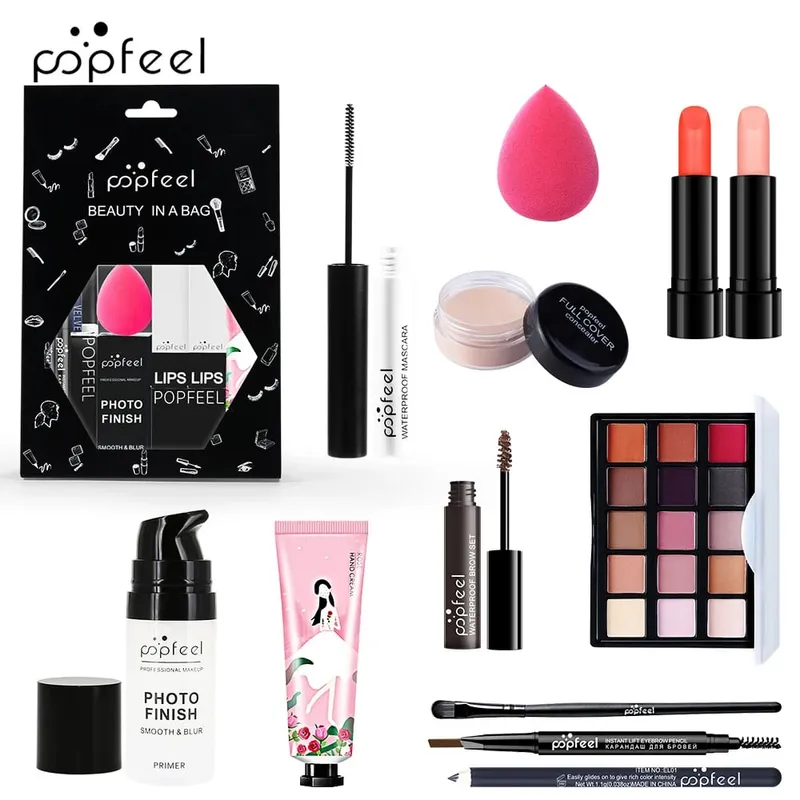 Long-Lasting Makeup Essentials Versatile Paste Complete Face Makeup Gift Bag Glamorous Makeup Collection Para sa Mga Nagsisimula sa Makeup — image 4