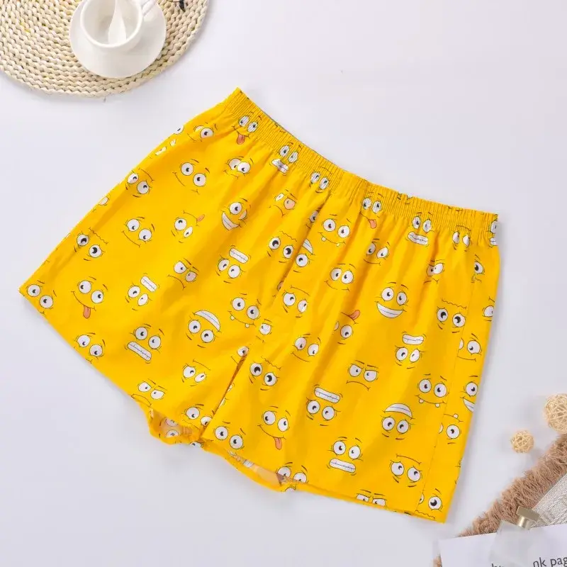 Herren-Unterwäsche, Boxershorts, Baumwolle, Schlafunterhose, hochwertige Marken, kurz bedruckt, locker, bequem, Homewear, Herrenhöschen — image 8