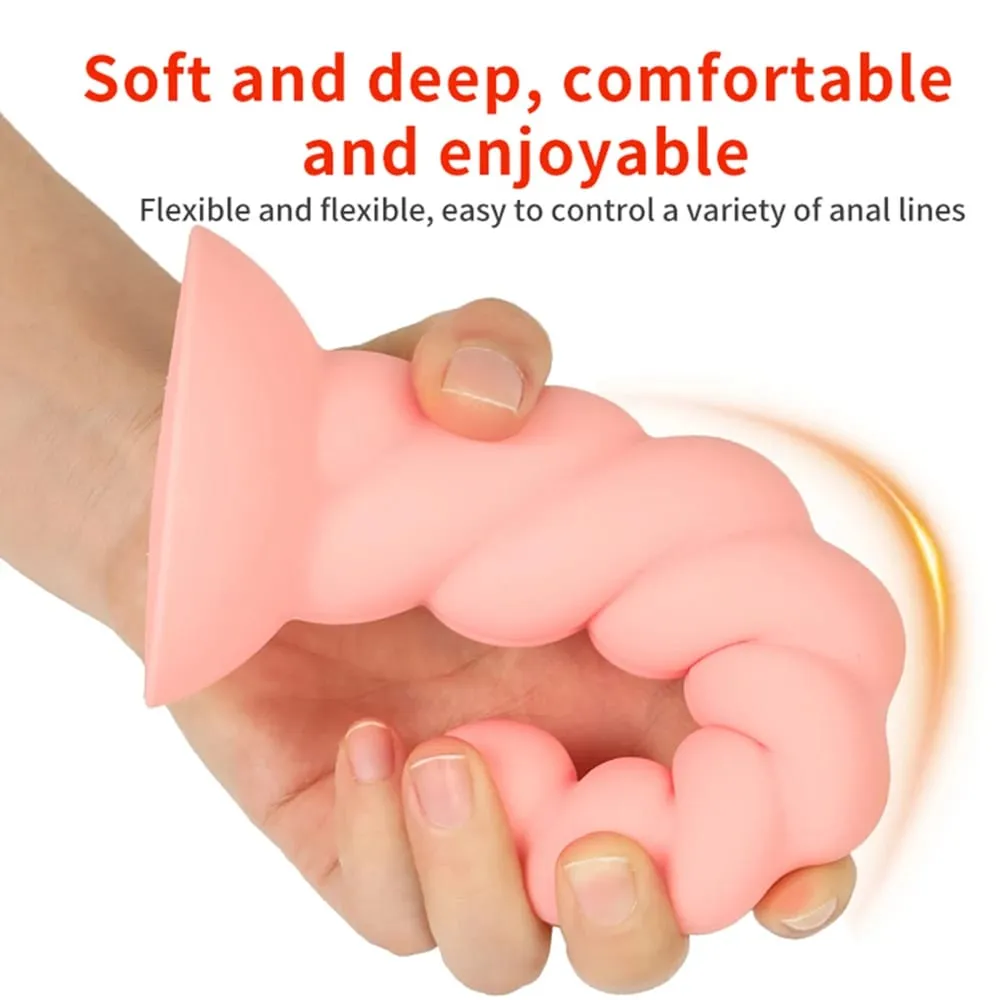 Anal Plug Dildo na May Malakas na Suction Cup Prostate Massager Butt Plug Mga Produktong Pang-adulto Pambabaeng Masturbesyon Tool Mga Laruan sa Pagtatalik Para sa Mag-asawa