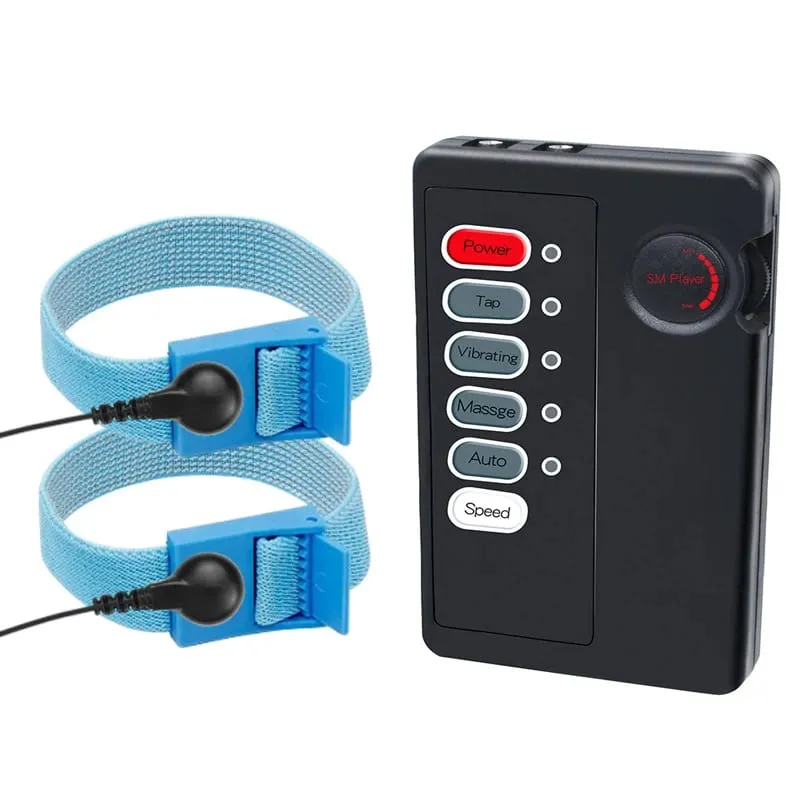 Fibres conductrices de choc électrique, anneau de pénis, extension de thérapie, Massage e-stim, Kit de produits sexuels BDSM Gay pour hommes, Masturbation — image 10