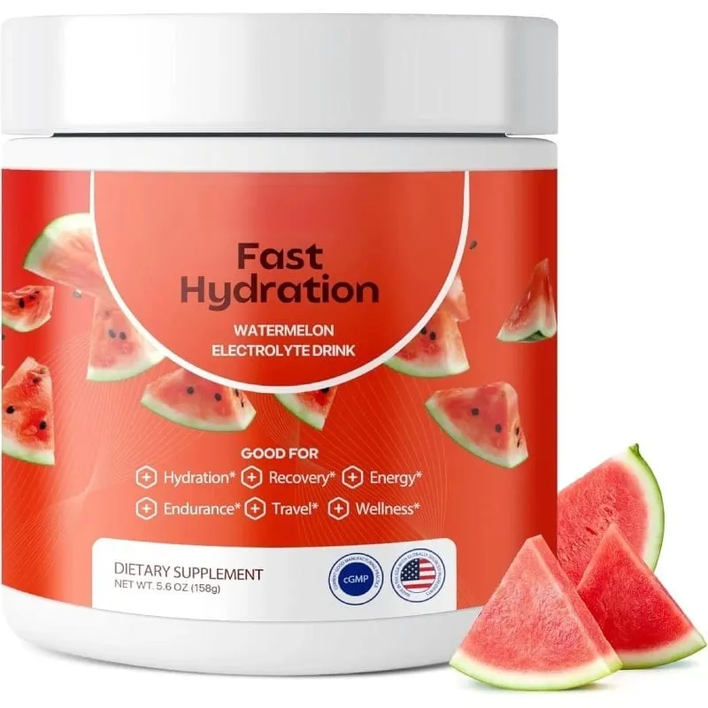 Bổ sung chất điện giải Hương dưa hấu Hỗn hợp hydrat hóa không đường với Natri Kali Magiê Canxi Bình du lịch