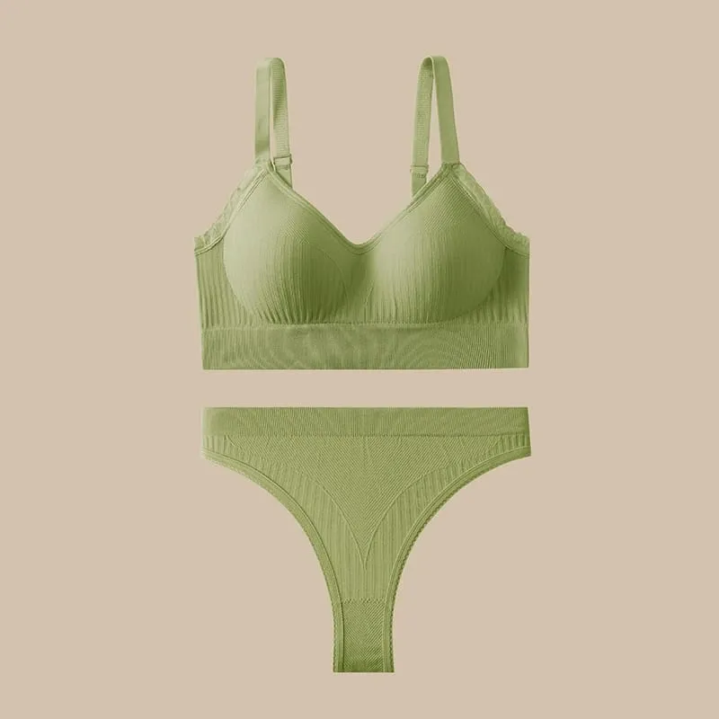[Ensemble] ensemble de Lingerie Sexy pour femmes ensemble de soutiens-gorge Push Up soutien-gorge à armatures solide ensemble de sous-vêtements de tous les jours