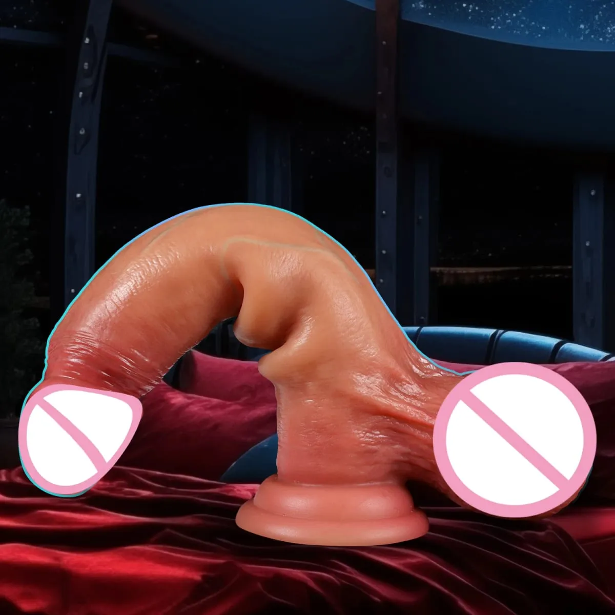 Skin Sliding Forhud Dildo med rigtige testikler strapon Realistiske Dildoer til Kvinder Mænd Lesbisk Anal Pik Voksen Sexlegetøj Penis 18