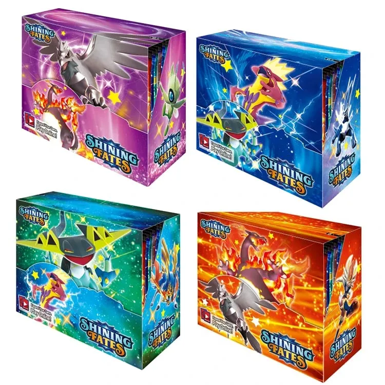 360 Cái/bộ Pokemon Thẻ Tiến Hóa MEGA Hỗn Loạn Tăng Hình Lăng Trụ Diễn Biến Đen Bu Lông Tiếng Anh Tăng Áp Trận Giao Dịch Thẻ — image 12