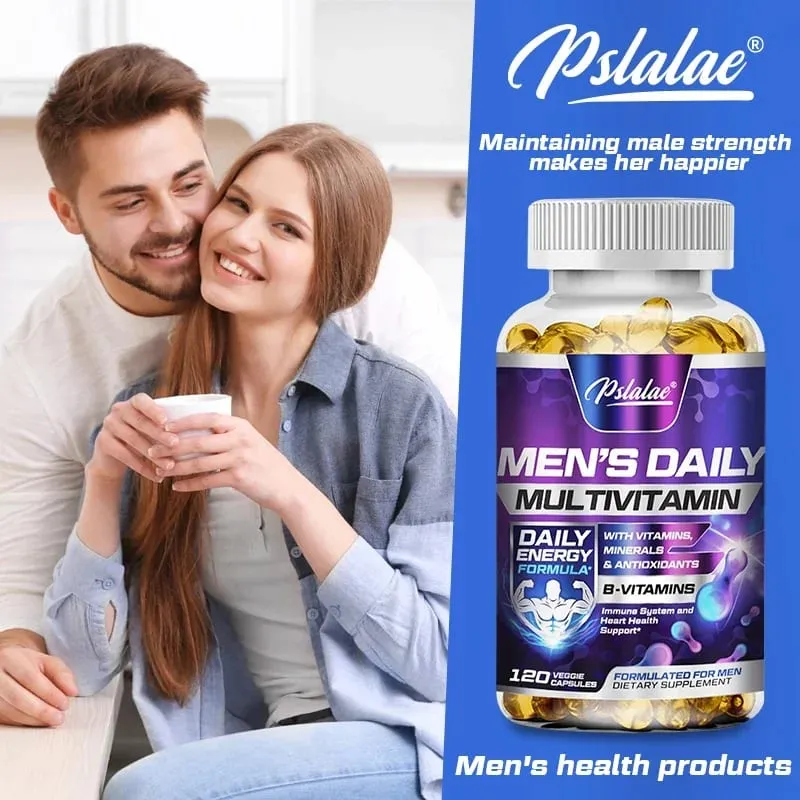 Men's Multivitamin Supplement - Supports Men's Multivitamin with Vitamins A C D E & B12 Zinc Calcium Magnesium and More — image 6