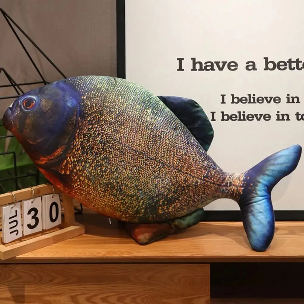 Sofa Kissen Barsch Simulation Fisch Kissen Gefüllte PP Baumwolle Cartoon Fisch Weiche Zackenbarsch Fisch Anime Kissen Hause Dekoration — image 2