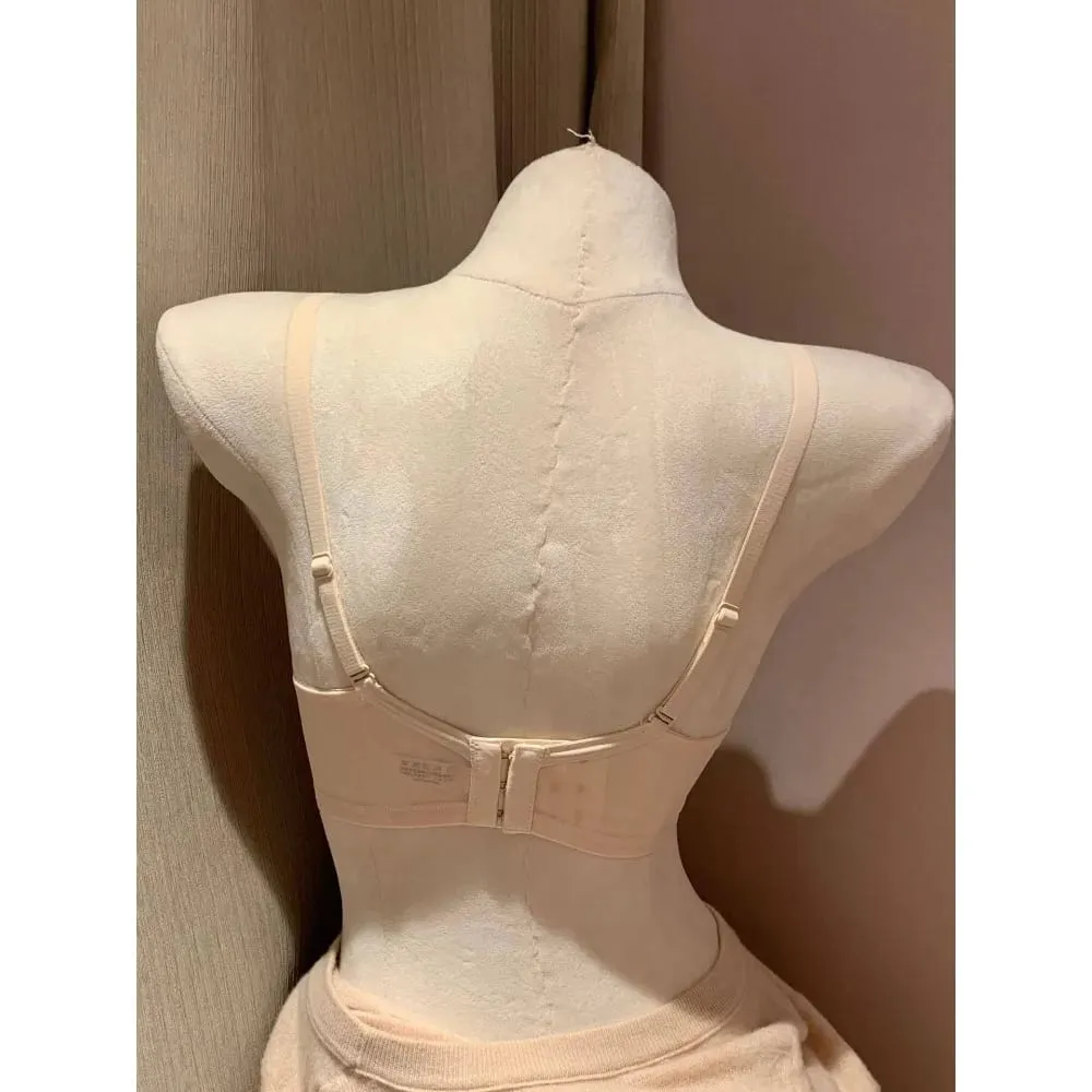 ร้อนขายไร้สายลูกไม้ Bra ผู้หญิงหน้าอกขนาดเล็กหนา Push Up Lift Anti Sag ด้านข้างสนับสนุนเซ็กซี่ชุดชั้นใน 32-38 AB — image 4