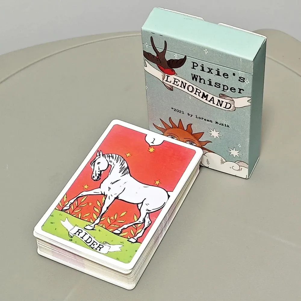 การ์ด Lenormand 36 ใบ 9*6 ซม. เสียงกระซิบของ Pixie Lenormand — image 4