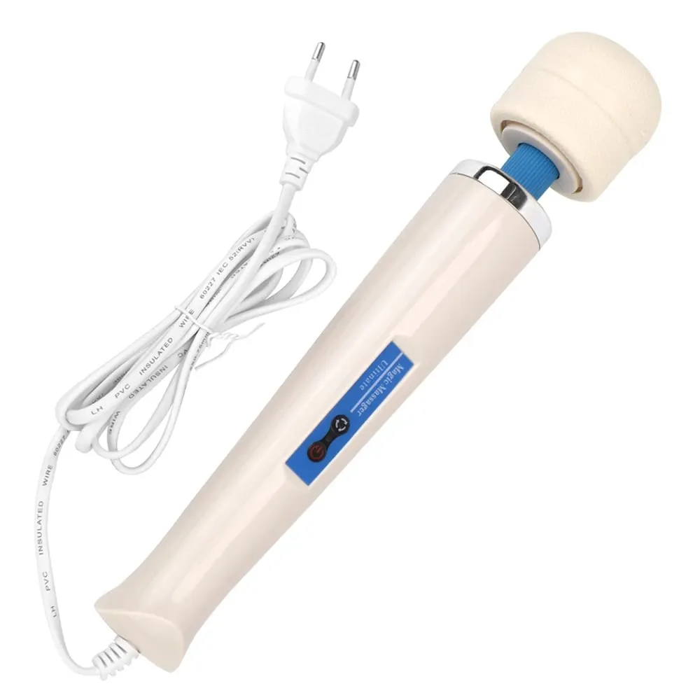 Wired Zauberstab Starke Vibration Große Vibratoren Für Frauen Brustvergrößerung Klitoris Nippel Stimulator Sex Spielzeug Weibliche Masturbator — image 1