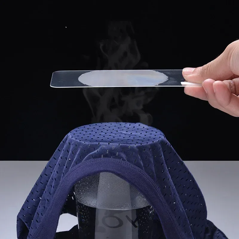 Men's Ice Silk Underwear Briefs Breathable Underwear Bamboo Carbon Fiber Anti-Bacterial Comfortable Hollow Underwear Pants Cold — image 14