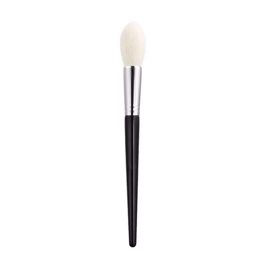 Pinceau de maquillage en poils de chèvre naturels, surligneur, outils de beauté — image 1