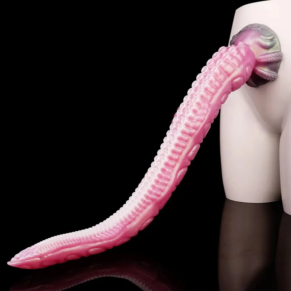 Long Tentacle Dildo 25.19 Inch Pink Monster Anal Dildos Powerful Suction Cup Anus Vaginal Stimulator Silicone Sex Toys — image 6