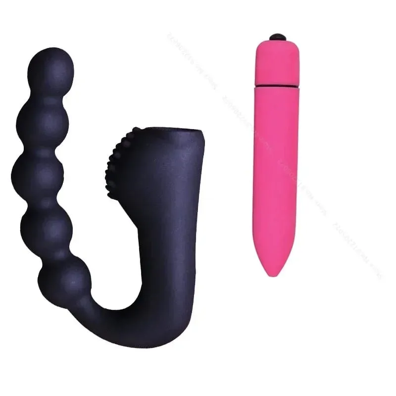 Perline vibranti massaggiatore prostatico plug anale motori impermeabili 10 velocità stimolazione culo ano silicone uomo donna giocattoli del sesso — image 13