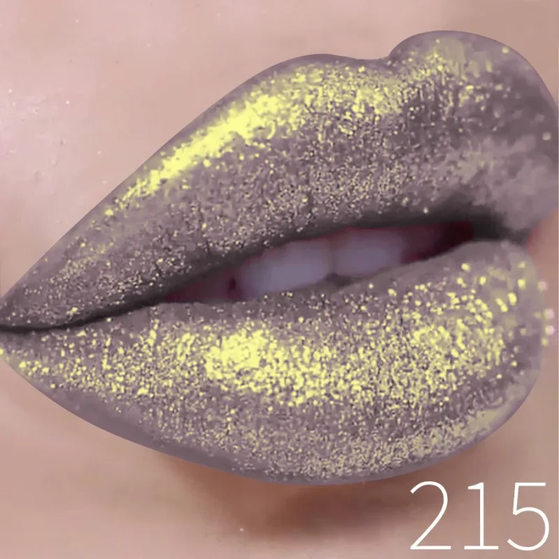 Rouge à lèvres liquide métallique imperméable, brillant à paillettes, longue durée, perle brillante, haute pigmentation, teinte, cadeaux de maquillage coréen, 1 pièce — image 17