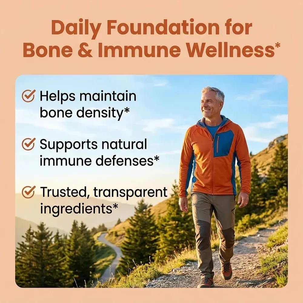 Vitamin D3 1000iu for Immune Support Healthy Muscle Function and Bone Health - Non-GMO Gluten Free 120 Vegetable Capsules — image 3