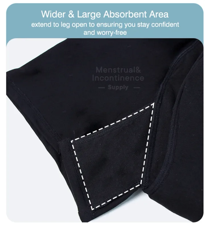 Men's Boxer Incontinence Anti-Leak Super Absorbent Reusable Washable Senior Leak Proof Underwear Control Stains and Odour — image 16