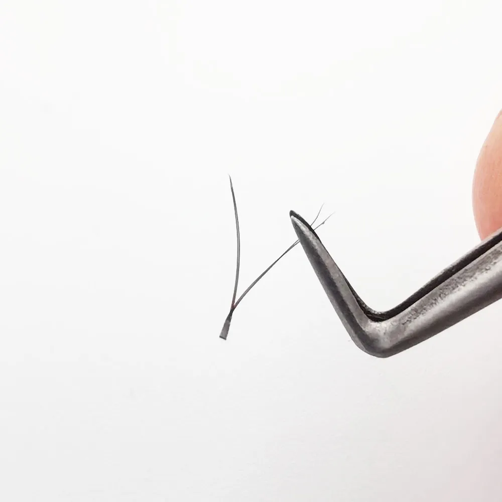 Supmacio YY Lashes Marrone Morbide Ciglia Invividual Forma a Y Volume Estensione ciglia Doppia punta 2D Eye Lash Cilios YY Wire — image 2