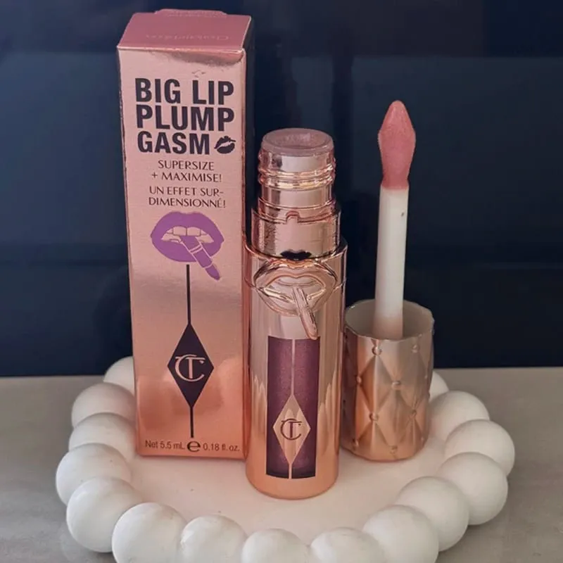 Nový Charlotte Tilbury Moisturized Plump Lip Gloss Balm Balm Tuhé želé zesvětlující rtěnka Lesk na rty Makeup Tilbury Cosmetics — image 8