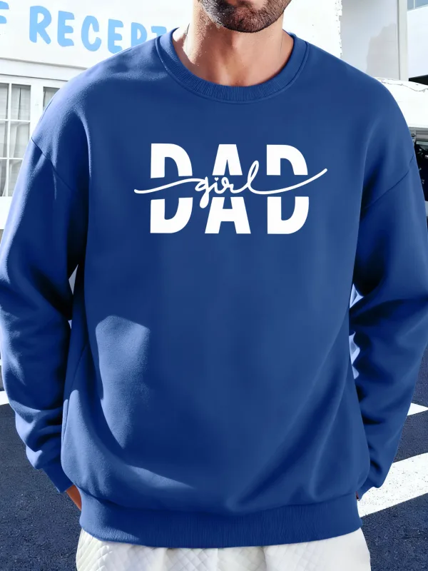 Far Pige Brev Kreativitet Udskrivning Pullover Mænd Efterår Varme Sweatshirts Oversized Fleece Hættetrøjer Blød Casual Streetwear Mand — image 8
