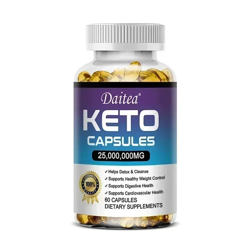 Organic Keto Detox Capsules - Flat Belly Deep Cleansing Detox Provides Energy Fat Burning Appetite Suppressant — image 9
