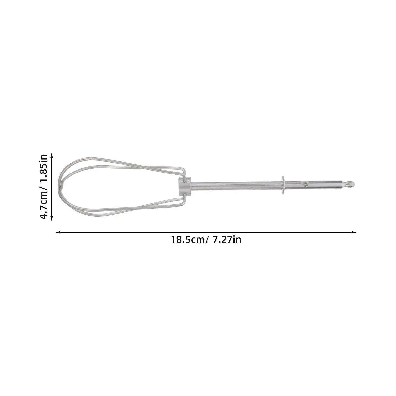 2-teiliger Edelstahl-Schneebesen-Ersatz für Handmixer – hocheffizienter Schneebesen-Aufsatz, leicht zu reinigende Schneebesen — image 3