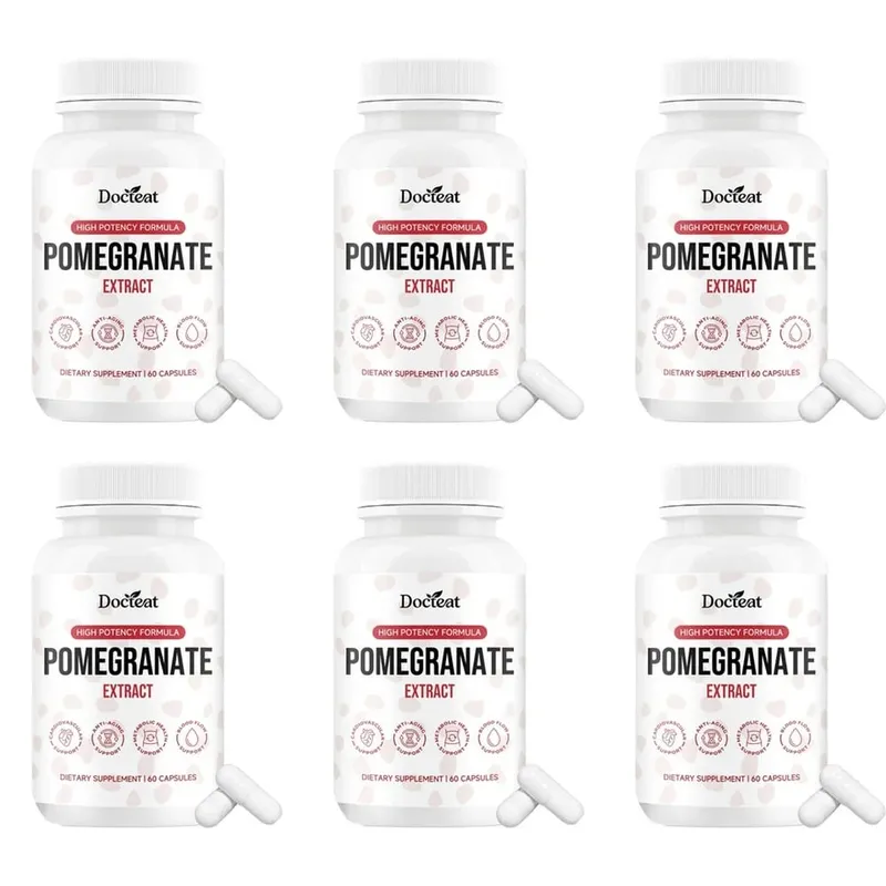 Docteat Capsules d'extrait de fruit de grenade Ellagitannin Défense antioxydante Soutien immunitaire et équilibre oxydatif 60 Capsules — image 12