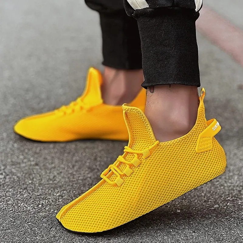 Mens Casual Shoes High Quality Lightweight Running Shoes Man Sneakers Lace Up Flats Shoes Male Outdoor Sports Tennis Shoe — image 1
