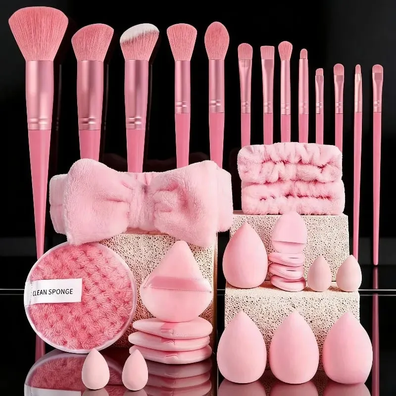 13/53pcs Set Berus Kosmetik Profesional untuk Kulit Gabungan dengan Berus Lembut Sesuai untuk Pemula dan Artis Solek — image 2