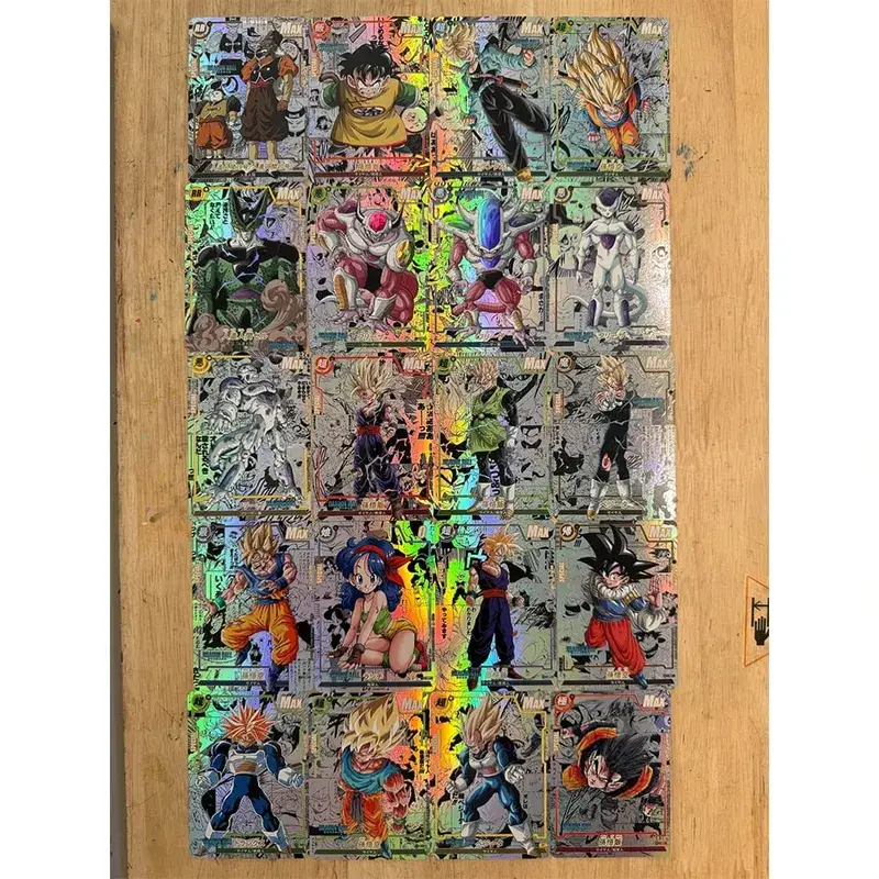 Personaggi anime Dragon Ball Super Bulma Cell Texture abbronzante fatta in casa fai da te Giocattoli di gioco Carta da collezione Regalo di compleanno di Natale