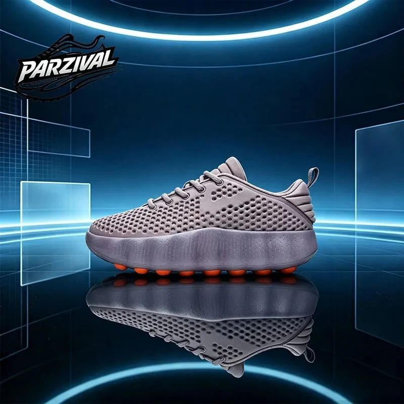 Chaussures de course d'été respirantes pour hommes et femmes, baskets de Sport à plateforme absorbant les chocs, antidérapantes, à la mode, décontractées, de marche — image 3