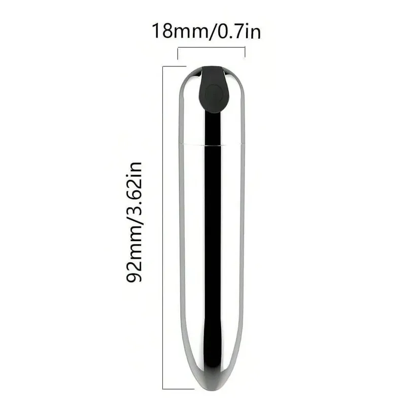 USB Şarj Edilebilir Kurşun Vibratör - Su Geçirmez Mini Güçlü Vibratör 10 Mod Klitoris G-Spot Stimülatörü Kadınlar için Seks Oyuncak — image 12