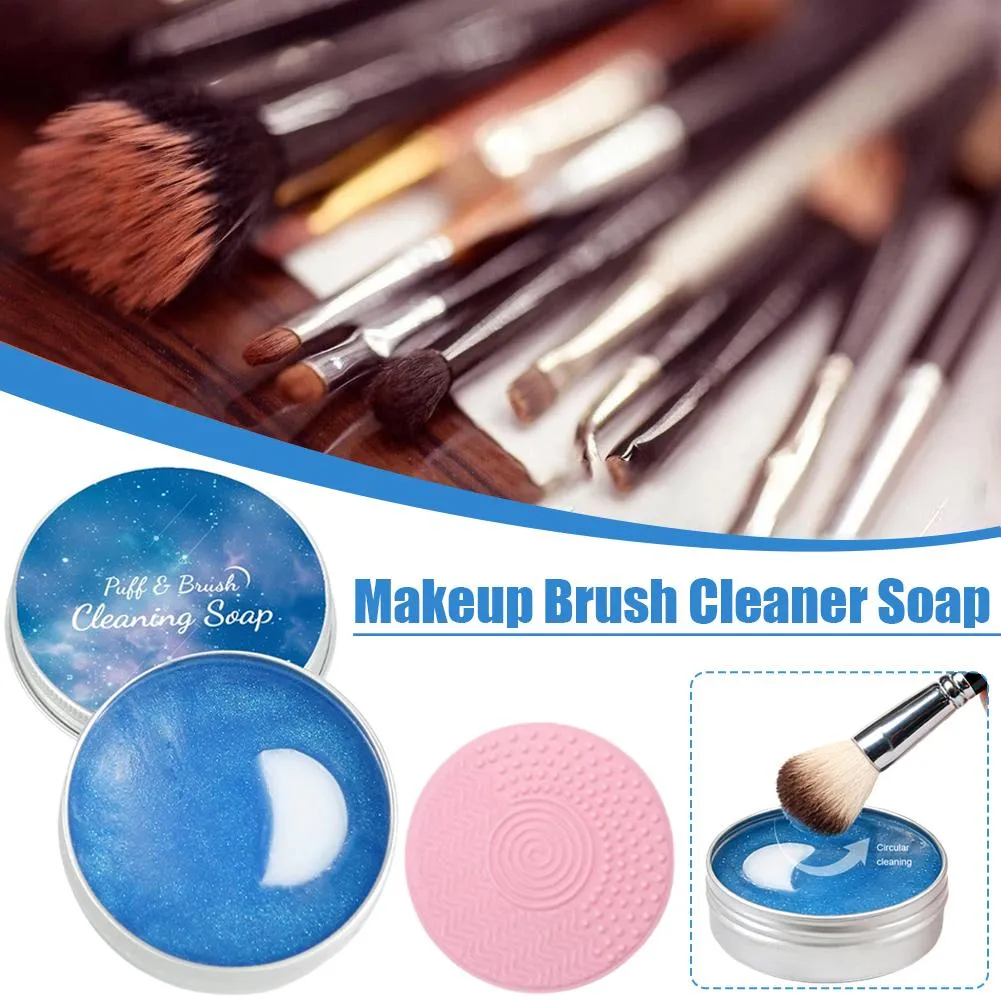 Make-upborstelreiniger met siliconenmat Reinigt diep waterdichte make-up voor synthetische en natuurlijke make-upborstels en sponzen — image 6