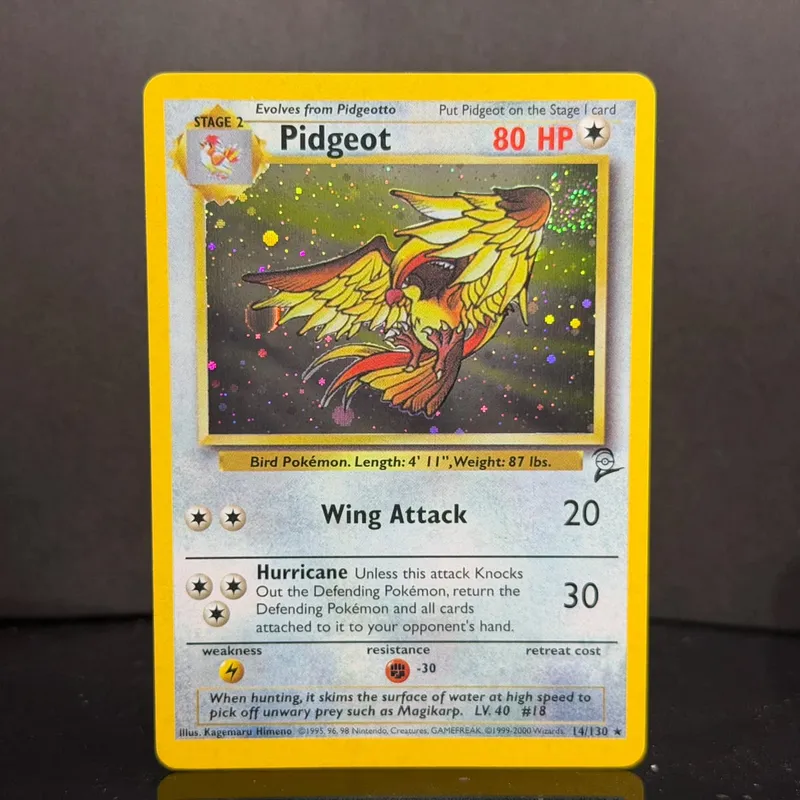 Poket 2000 Set Pangkalan 2 OG Nostalgia Koleksi Hitmonchan Scyther Clefable Pidgeot Mewtwo Proksi Holo Tradisional — image 19