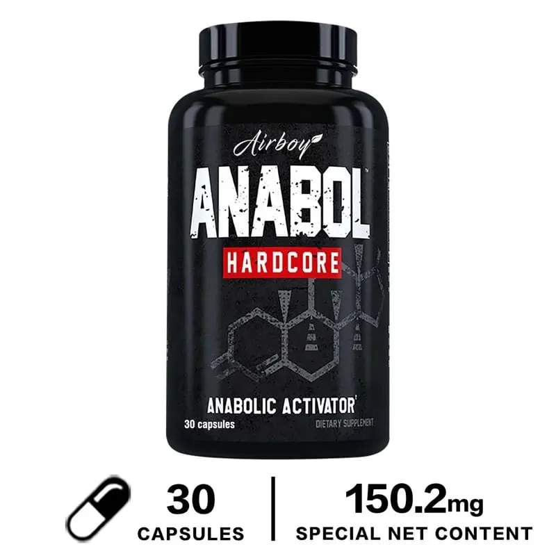 Anabol Hardcore – Machen Sie Ihre Muskeln größer, stärker, härter und dichter, fördern Sie das Muskelwachstum, steigern Sie Kraft und Ausdauer