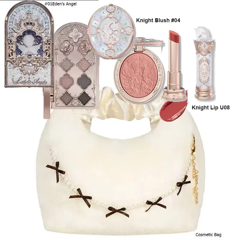 Flower Knows แต่งหน้าชุด Swan Ballet คอนซีลเลอร์ Palette นูน Blusher Shine ลิปสติกชุดพร้อมกระเป๋า THE SWEETIE BEAR Bunny Garden — image 7