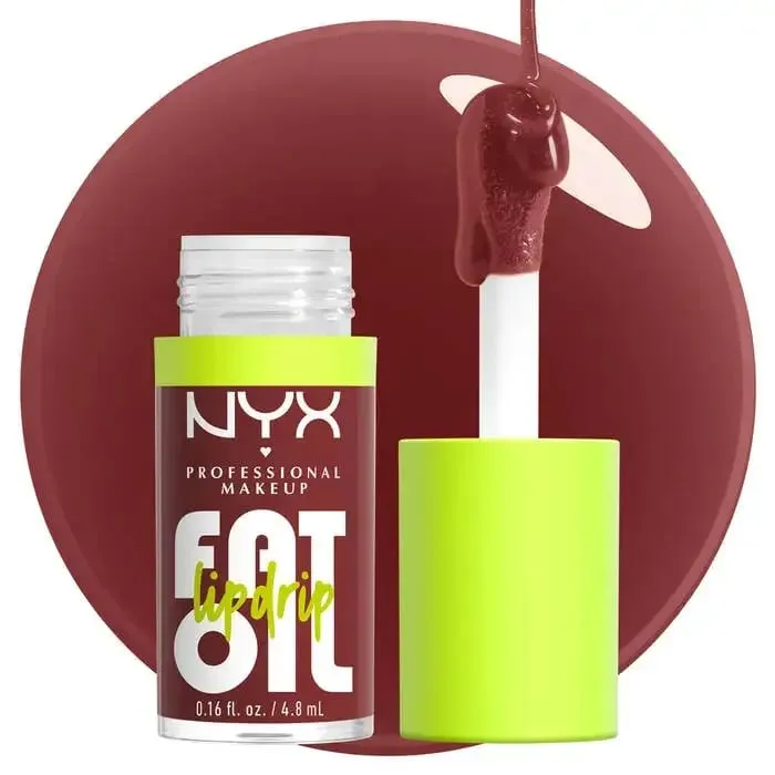 NYX Fat Oil Lip Drip Lip Gloss Melembapkan Bibir Secara mendalam Tidak Melekit Lip Gloss Seksi Lip Gloss Mekap Gincu Fesyen Korea — image 19