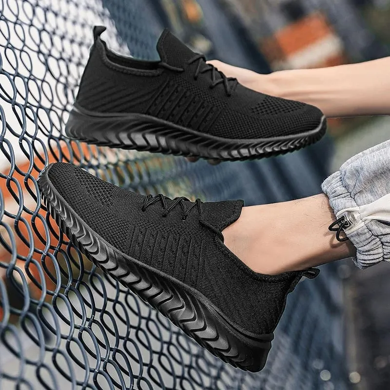 Scarpe sportive da corsa da uomo leggere estive Scarpe casual traspiranti in mesh classiche Scarpe da ginnastica alla moda Scarpe da ginnastica atletiche — image 4
