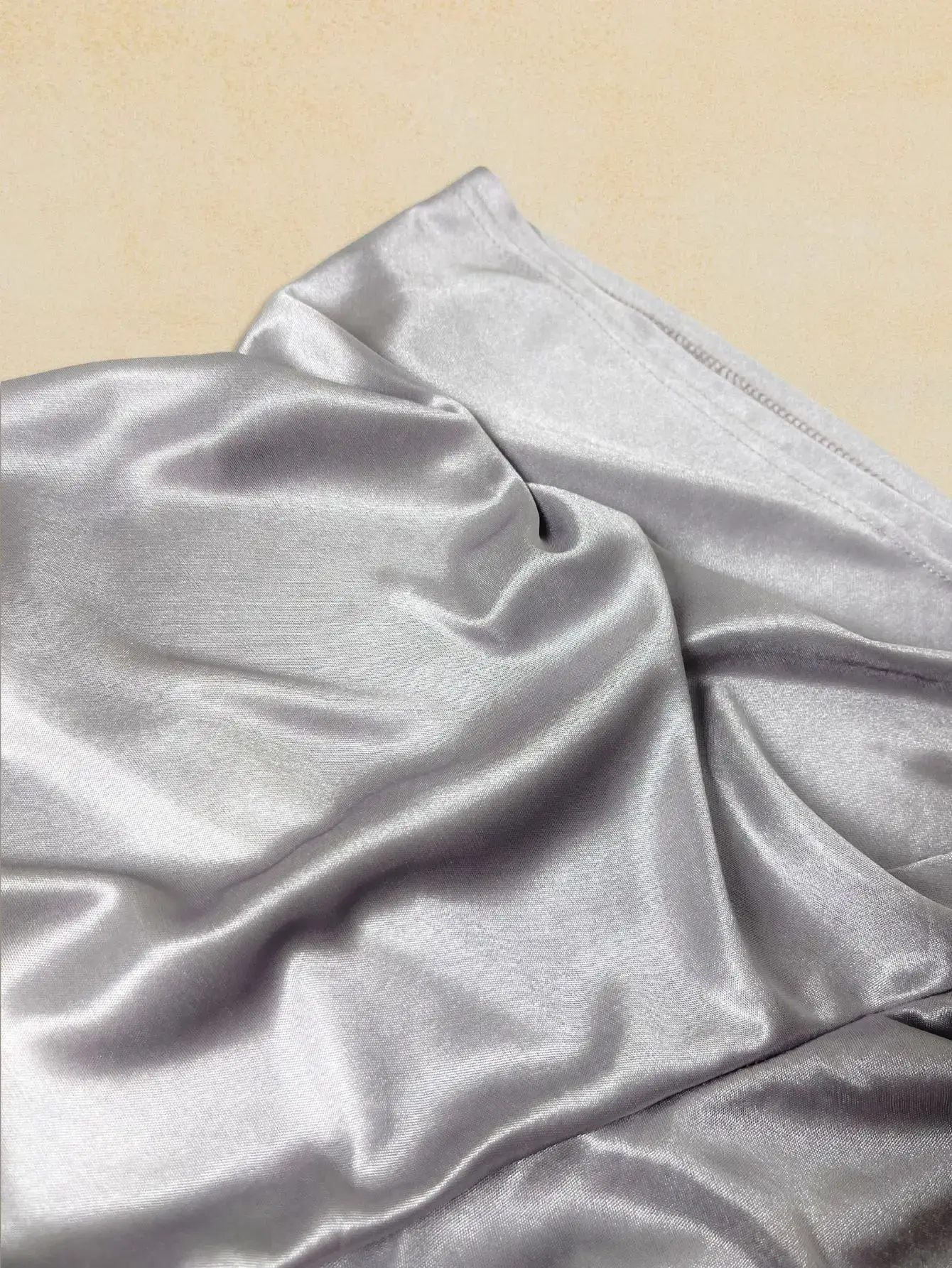Pantalones cortos de satén y seda helada para hombre, ropa interior ligera, suave, cómoda, transpirable, absorbe el sudor, informal, para dormir, 1 ud. — image 4
