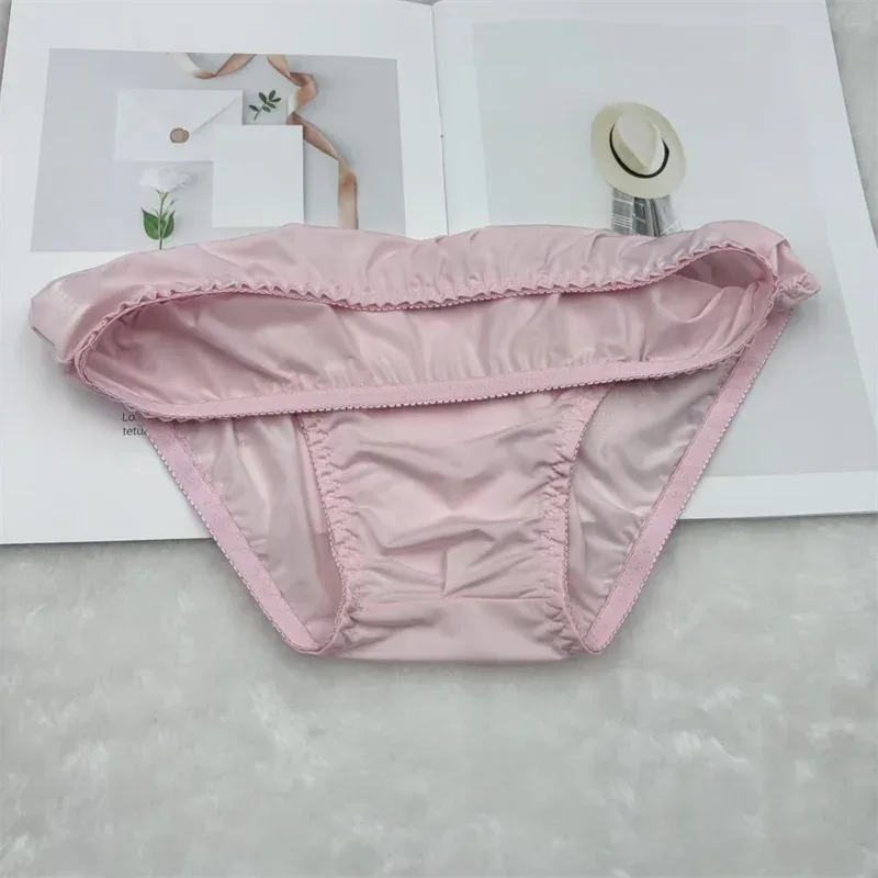 Ultra-Thin Silky Ice Silk Elastic Soft Close-Fitting Fabric Men's Daily Comfort Underwear Breathable Briefs men underwear sexy — image 7