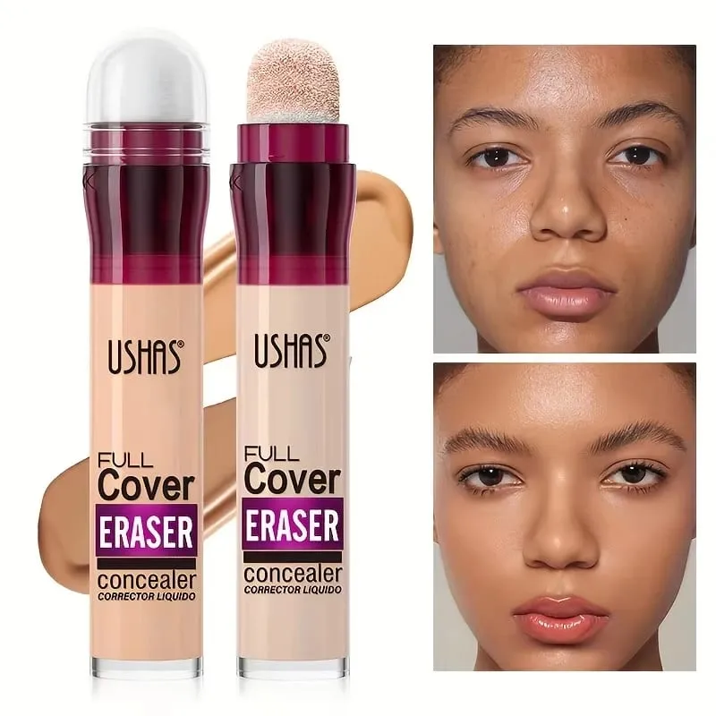 12 Color Sponge Head Liquid Foundation Makeup Concealer Trvalý voděodolný korektor pro plné krytí tmavých kruhů — image 2