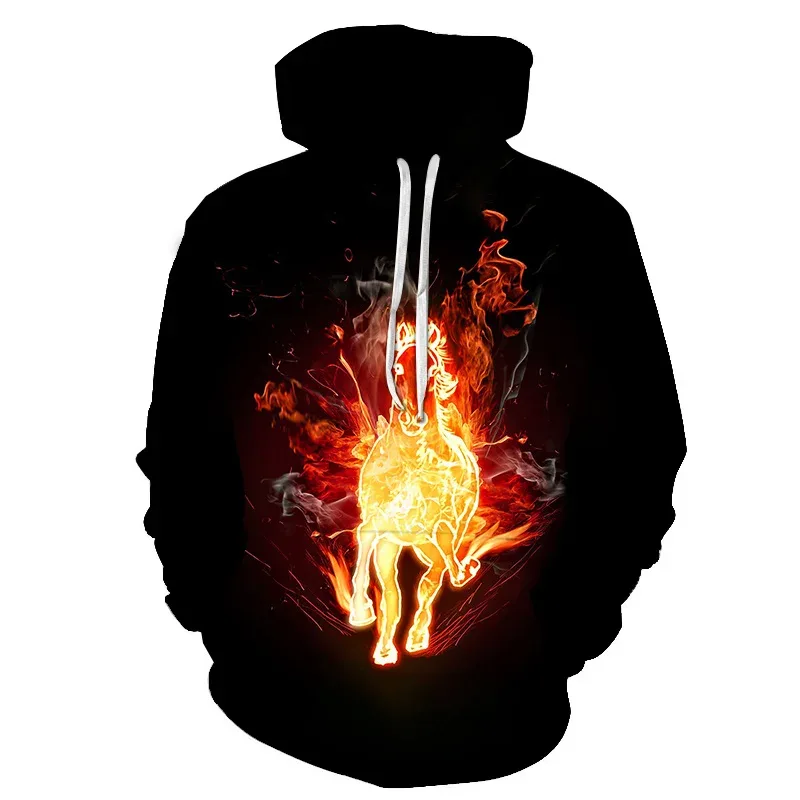 Horse Win Instant Success 3D Print Hoodies Interesting implication Animal Design Men Women Streetwear Pullover Casual Sweatshirt — image 29